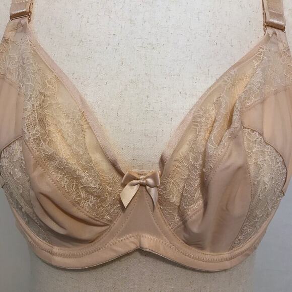 Sculptresse NWT Cream Bra Women Size 42D - Picture 3 of 12